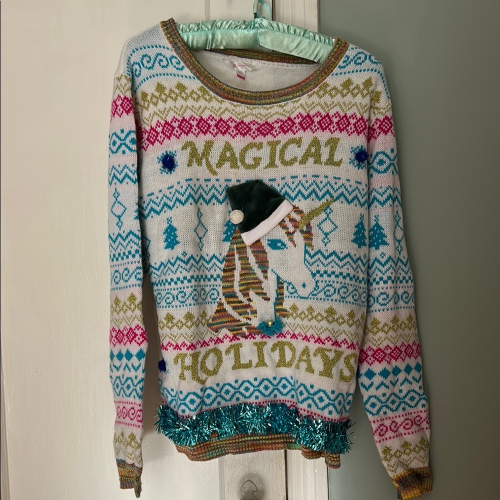 Magical Holidays Unicorn Sweater - Multicolor